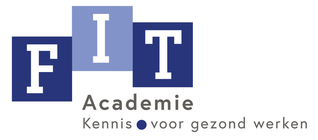 Het logo van de FIT Academie, Kennispunt voor gezond werken.